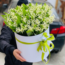 Ландыши в шляпной коробке XL